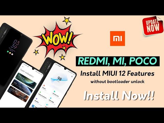 INSTALL MIUI 12 on Redmi Note 7, 7S, 7 Pro, 8 and Any MIUI 11 Phones | No Bootloader Unlock