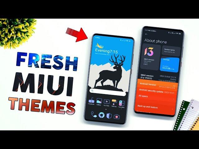 Top 4 *FRESH* Miui Themes For Poco/Redmi Users  || Best Miui Themes