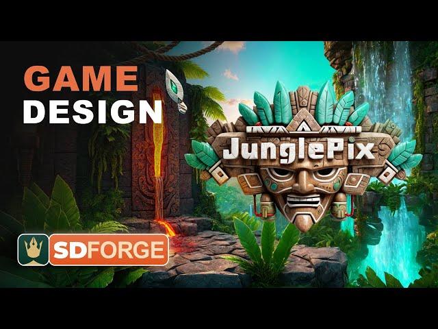 Game Design with Stable Diffusion Forge UI & Photoshop