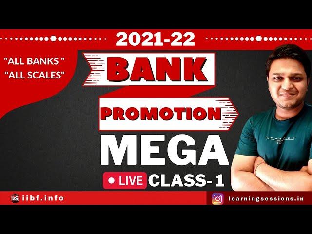 Bank Promotion Live Mega Class All Banks | All Scales | Promotions 2021-2022