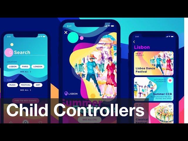 Child View Controllers in Swift 5 (Xcode 11, 2020) - iOS