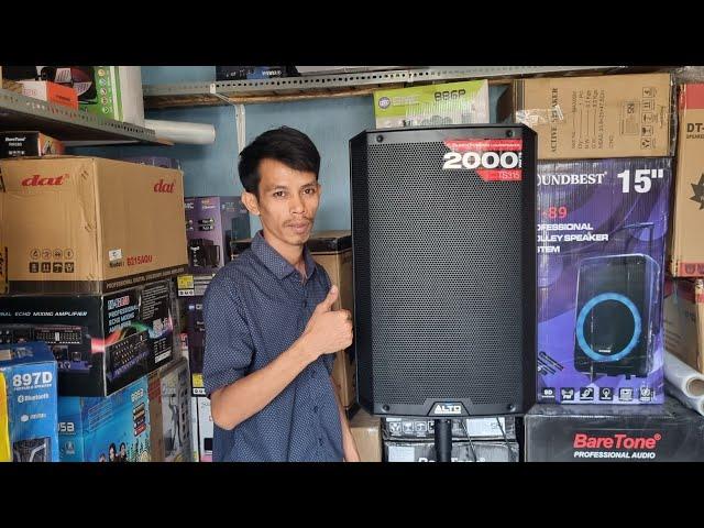 Speaker Aktif  15 Inch ALTO TS315 2000W Truesonic SPL 133 dB Paling Mantap