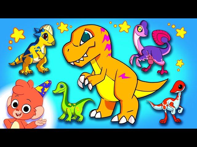 Club Baboo | Learn Dinosaurs for Kids | Dinosaur Cartoon videos | Dino Alphabet ABC