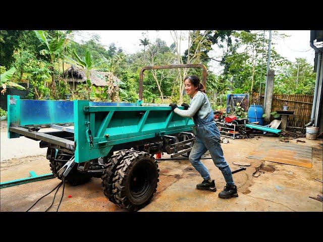 Restoring a 3000kg tricycle from old spare parts. Part 6 makes the car body