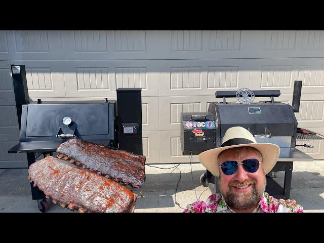 Yoder vs Lonestar Grillz Pork Rib Test