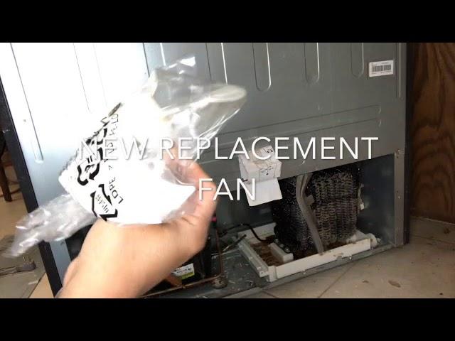 How to Fix:  GE Refrigerator Noise Problem, Condenser Fan Noise, Model GTE