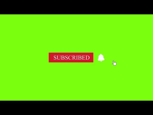 4. Green Screen Subscribe Button free #01  No Copyright / By Karthik M