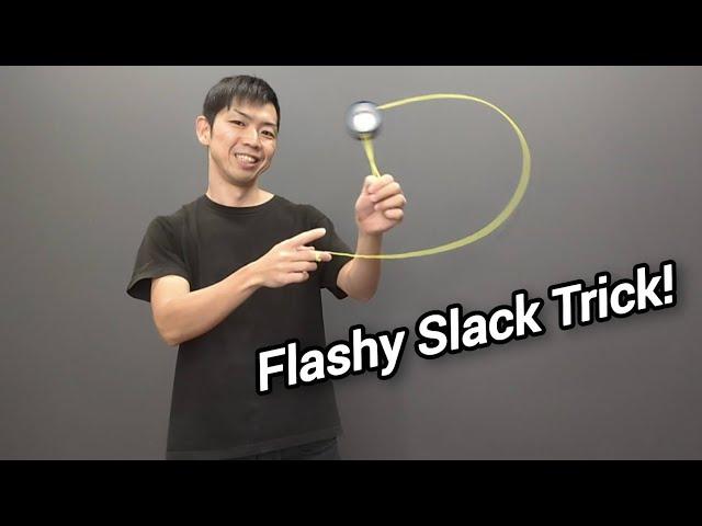 [Flashy Slack Trick!] Yuuki Slack [REWIND Trick Tutorial] #yoyo #tutorial