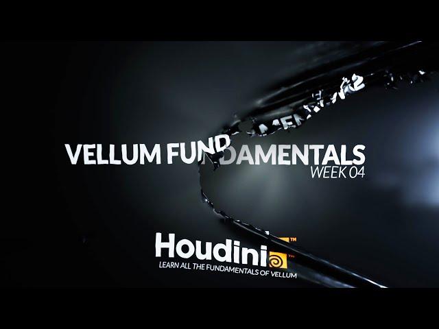 Houdini Vellum Fundamentals - Week 04 - Breaking meshes