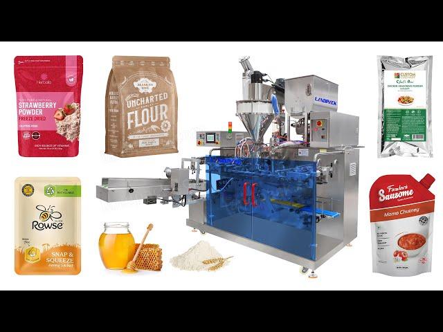 Automatic Horizontal Premade Pouch Packing Machine Doypack Machine for Sauce and Flour