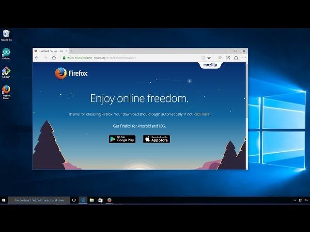 How to Install Mozilla Firefox on Windows 10