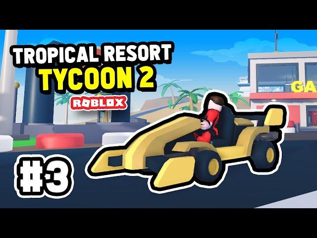 Building The RACETRACK in Tropical Resort Tycoon 2 #3