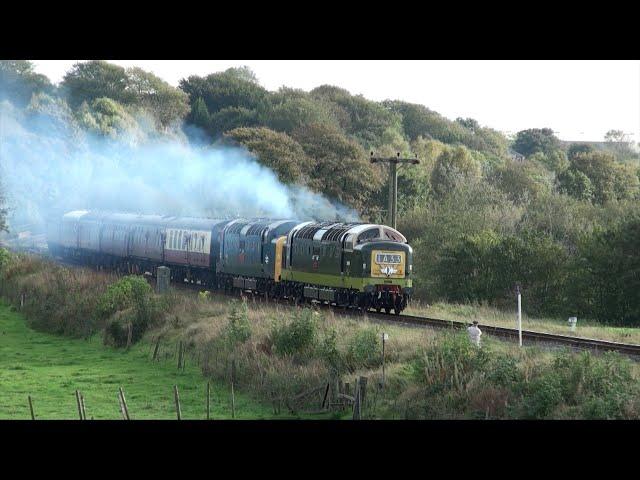 The POWER & EPIC SOUNDS of the ICONIC Deltic Diesel Locomotives. Over 40 clips in this compilation.