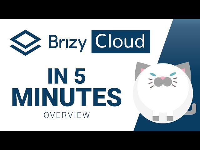 Brizy Cloud OVERVIEW in 5 Minutes