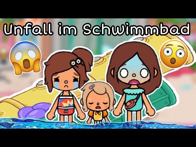 UNFALL IM SCHWIMMBAD  | DIE WASSERRUTSCHE | TOCA BOCA STORY DEUTSCH | AMIRA ZOCKT