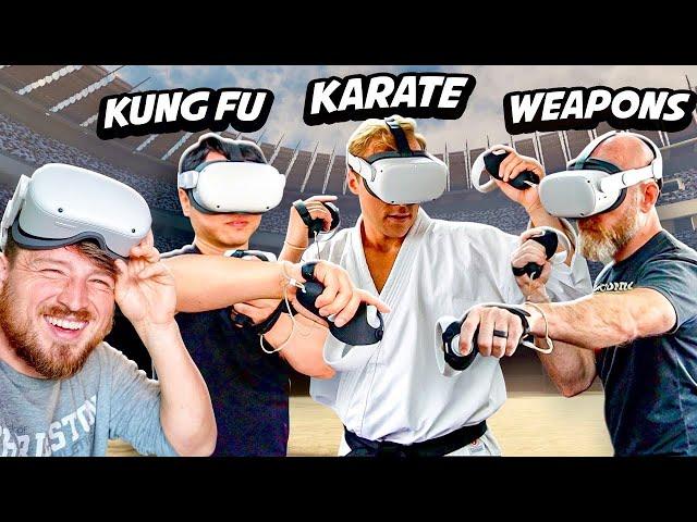 3 Martial Arts Experts try VR Fighting