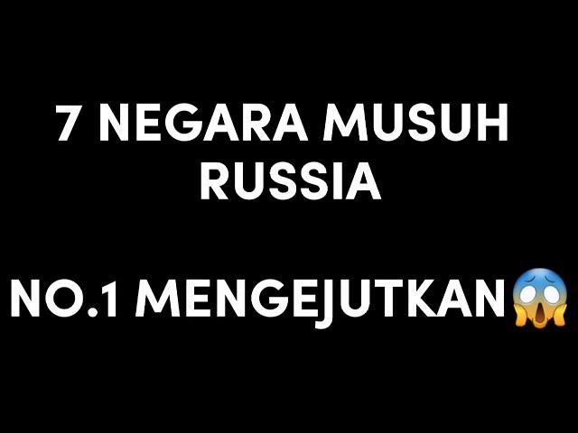 TOP 7 NEGARA MUSUH RUSSIA #jedagjedug #trending #top7 #russia