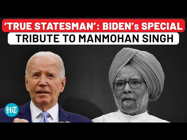 Biden Hails Manmohan Singh, Mentions Indo-US Nuclear Deal, Recalls Meeting Him: ‘Above All, He Was…’