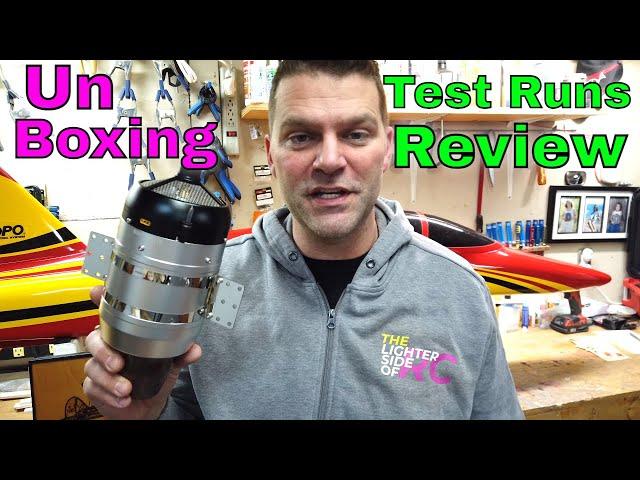 RC TURBINE ENGINE - SWIWIN SW170B - Unboxing, Test Runs and Review