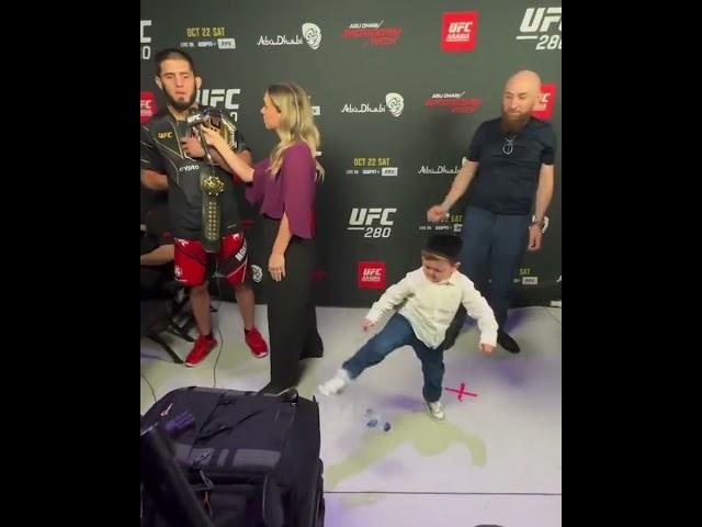 Hasbulla was getting his kicks backstage 