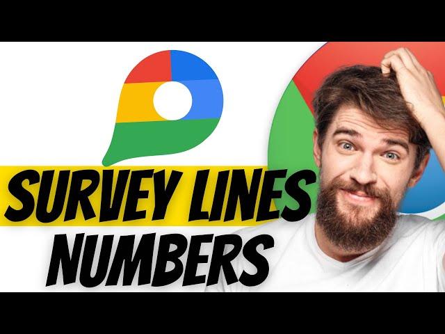 How To Find Survey Lines And Numbers In Google Map