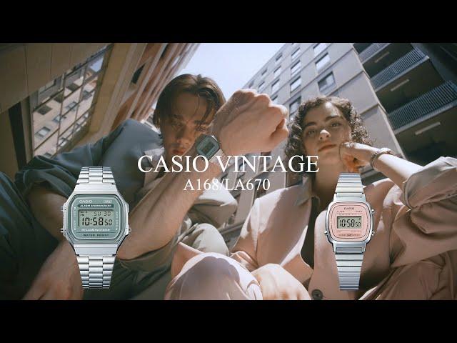 Classic design, accented by nostalgic hues | A168/LA670 | CASIO