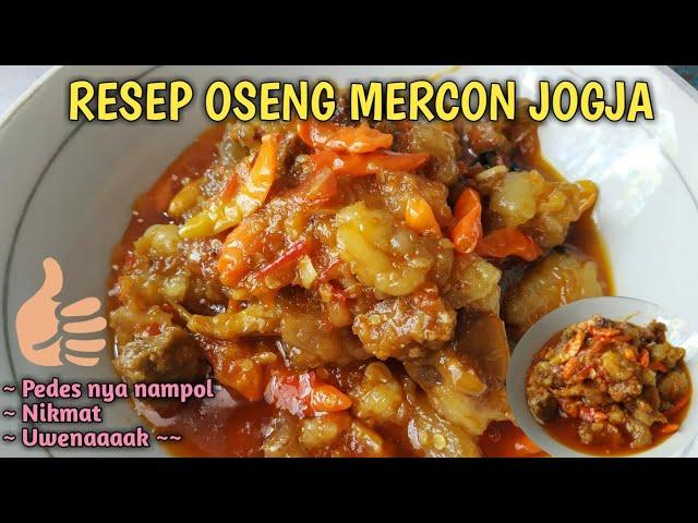 RESEP OSENG OSENG MERCON JOGJAKARTA