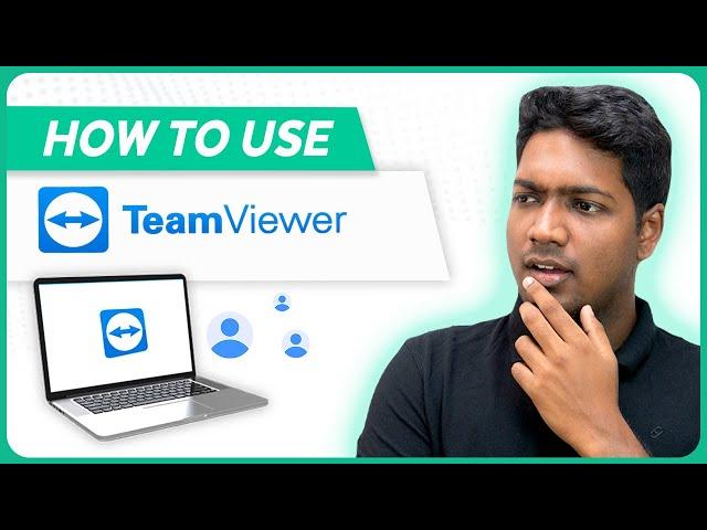 How To Use Team Viewer | Remotely Control Your Computer And Mobile Phone