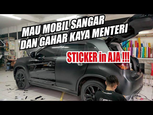 FULL BODY STIKER MOBIL " Outlander black matte premium "