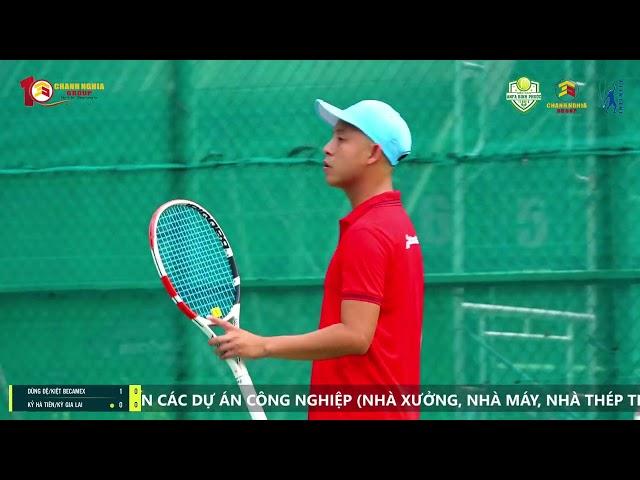 DŨNG ĐỆ - KIỆT BECAMEX VS KỶ HÀ TIÊN - KỲ GIA LAI | Cúp Chánh Nghĩa Group | Tennis Phong Trào