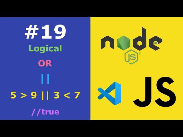 JavaScript for Beginners #19 Logical OR operator (||) in JavaScript