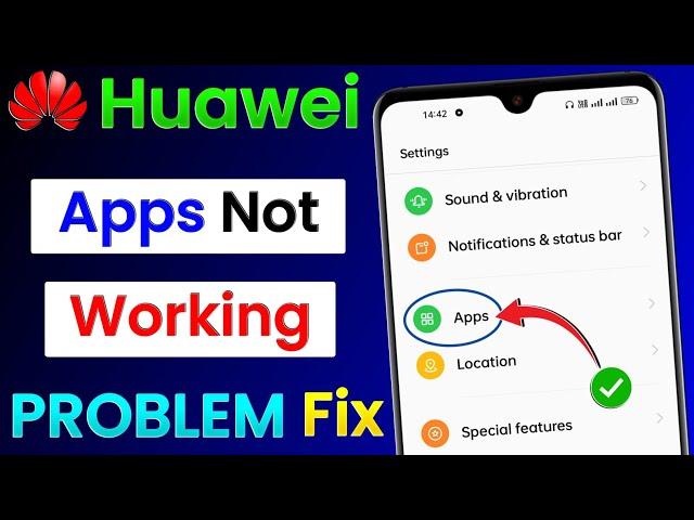 Huawei Apps Not Working | Huawei Apps Not Opening | Huawei Apps Crash Problem Solve