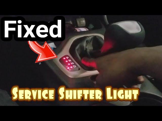 How to fix a transmission service shifter light on, how to fix all gear shift lights on. P1C86 U1465