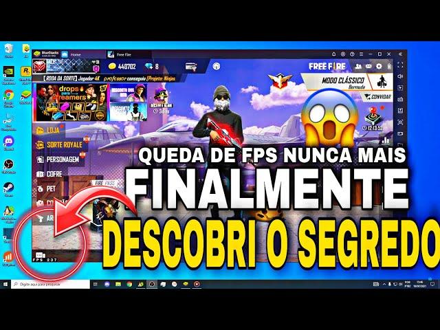 [REVELEI O SEGREDO]  -  COMO RESOLVER A QUEDA DE FPS DO FREE FIRE NO EMULADOR BLUESTACK