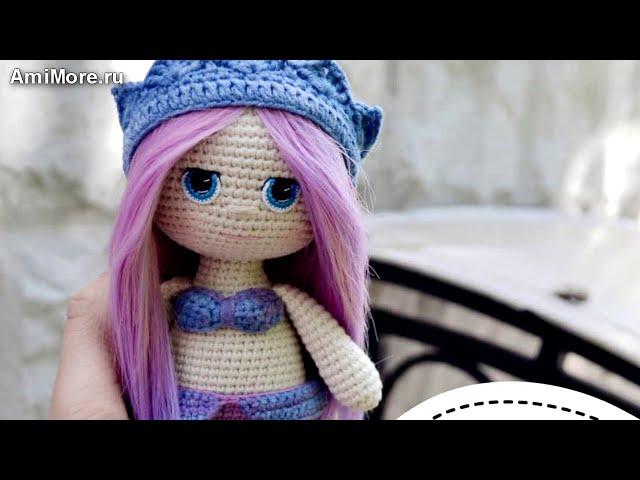 Амигуруми: схема Русалка. Игрушки вязаные крючком - Free crochet patterns.