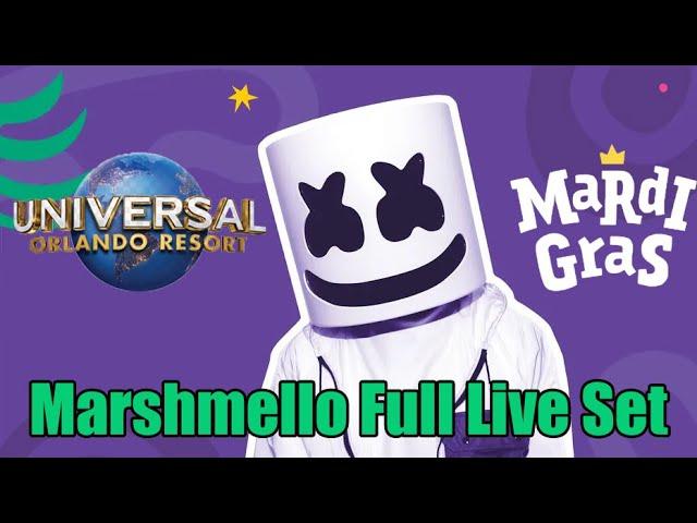 [ 4K ] Marshmello Full Live DJ Set - Universal Studios Orlando Mardi Gras 2022