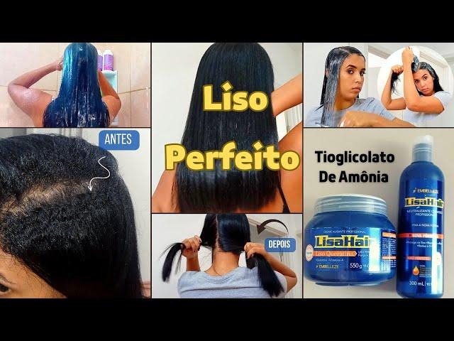 Alisamento Definitivo Com Tioglicolato De Amônia/Lisahair da Embelleze.