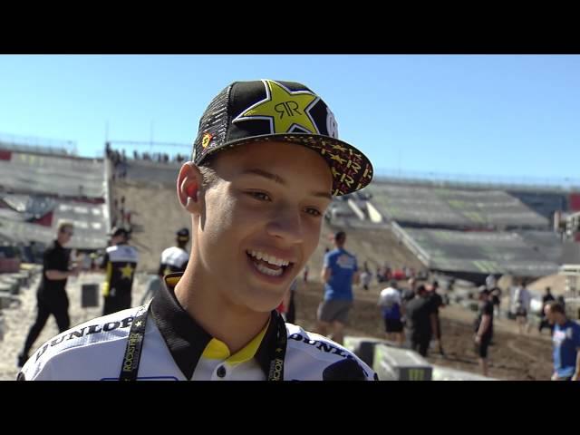 2016 Monster Energy Cup - Jordan Bailey Trackwalk Interview