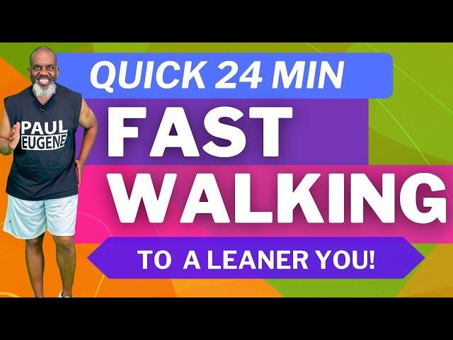 Quick Fast Power Walk Cardio Burst | To A Leaner You!