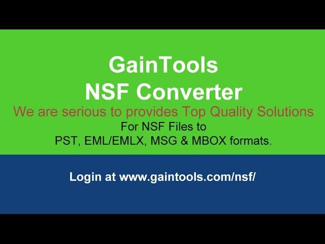 How to Convert NSF to PST – Lotus Notes to Outlook