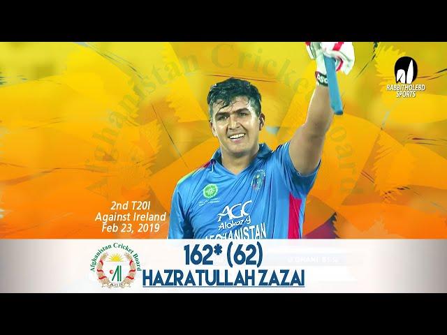 Hazratullah Zazai 162 Run Against Ireland | 2nd T20 |Afghanistan vs Ireland in India 2019