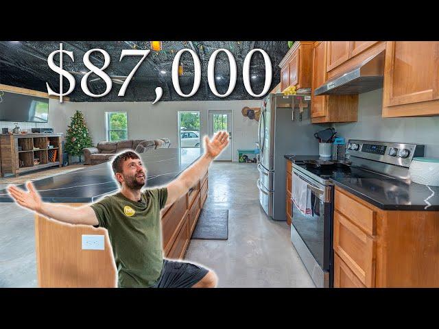 Barndominium Price Breakdown | Building a 1,500 sqft 3 Bed 2 Bath Home for $87,000