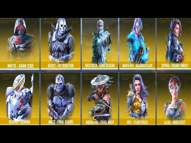 All 15 Legendary Operators Intros In Call Of Duty: Mobile (2020-2023)