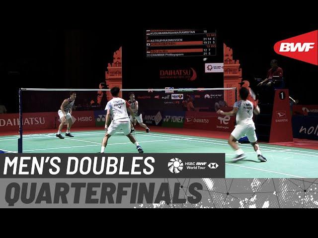 DAIHATSU Indonesia Masters 2021 | Gideon/Sukamuljo (INA) [1] vs Kusumawardana/Rambitan (INA) | QF