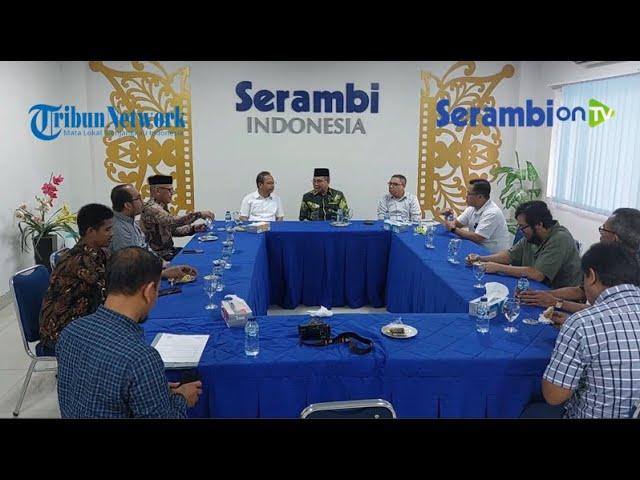 Bupati Aceh Barat H Ramli MS Silaturahmi ke Kantor Harian Serambi Indonesia