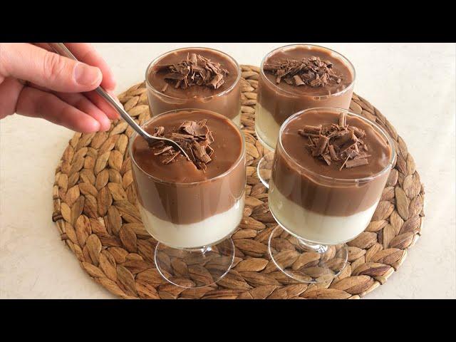  BOTH VERY PRACTICAL AND VERY DELICIOUS ‼ ️(Two Colored Milk Dessert Recipe) (Milk Dessert Recipes)