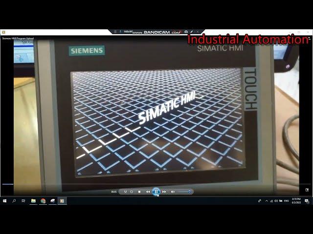 Siemens TP 700 Comfort  HMI Program Upload