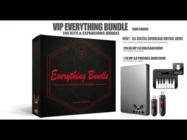 VIP SOUNDLAB - NEW ! 146 KITS & EXPANSIONS VIRTUAL DRIVE BUNDLE DIGITAL DOWNLOAD