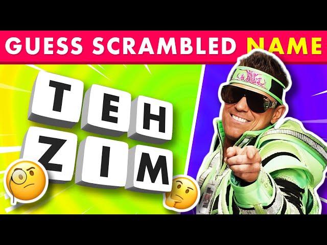 Guess the WWE Wrestlers by Their SCRAMBLED name | WWE QUIZ