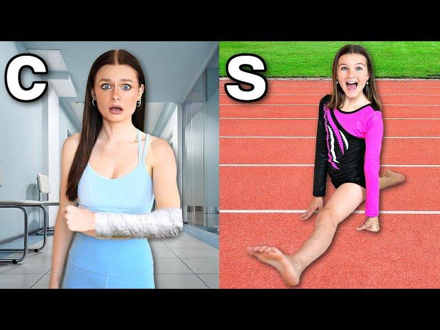 Gymnastics in ALPHABETICAL Order Challenge! | Family Fizz